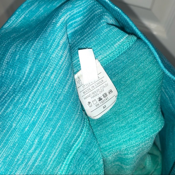 ITZON Teal Green Ombré Leggings - Picture 9 of 9